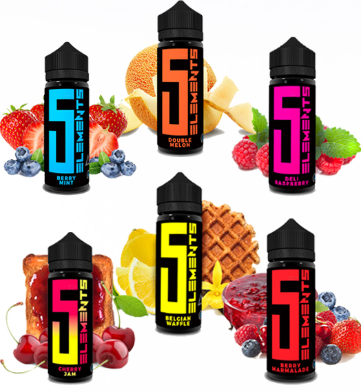 5 Elements Aroma versch. Sorten von Vovan